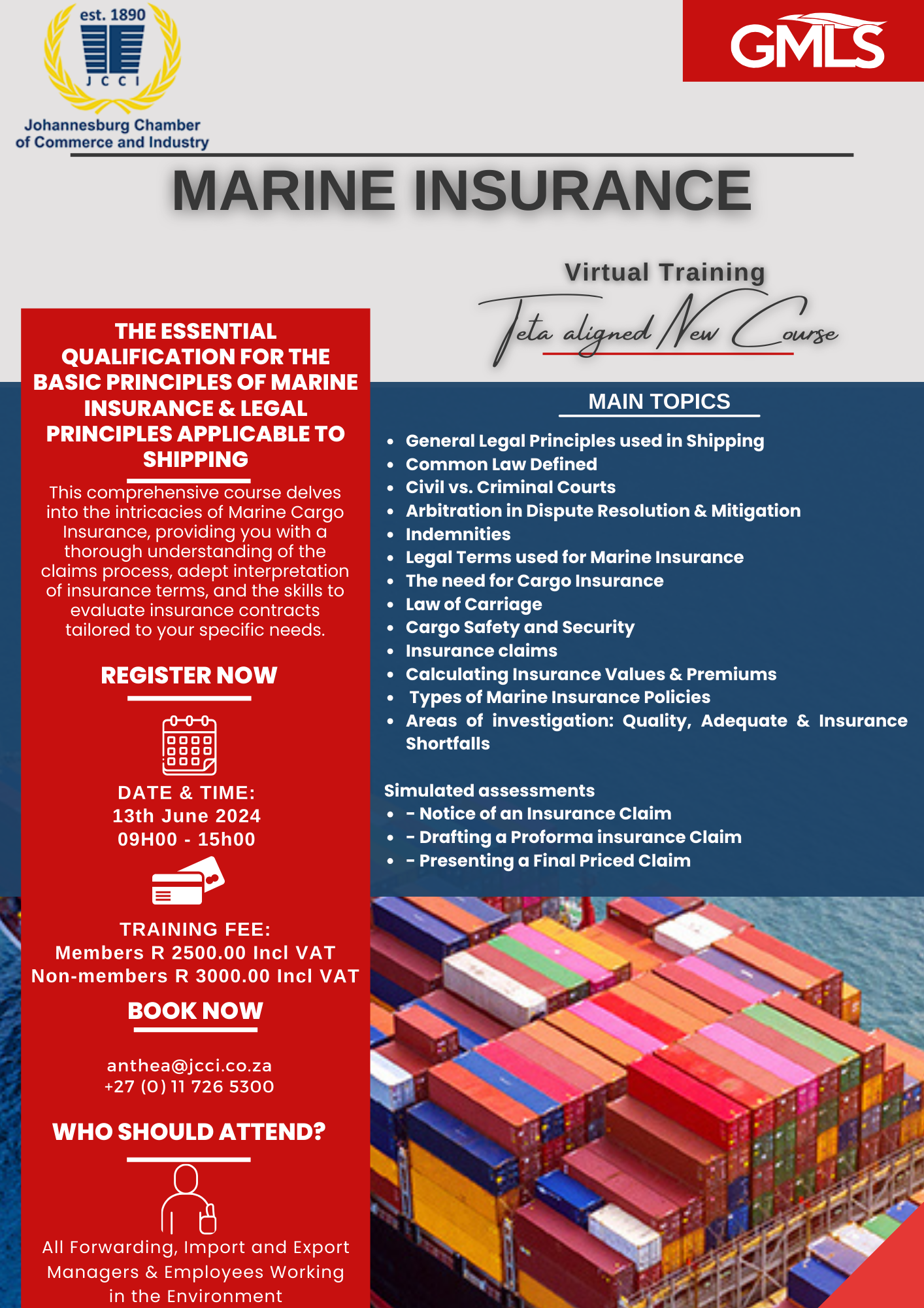 MARINE INSURANCE VIRTUAL TRAINING